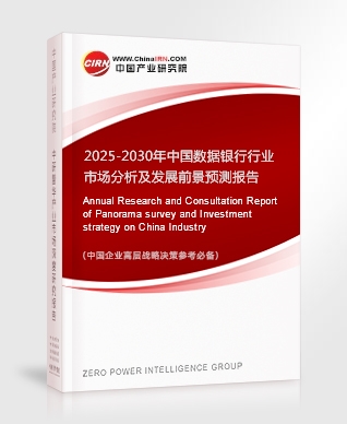 2025-2030年中國數(shù)據(jù)銀行行業(yè)市場分析及發(fā)展前景預(yù)測報(bào)告